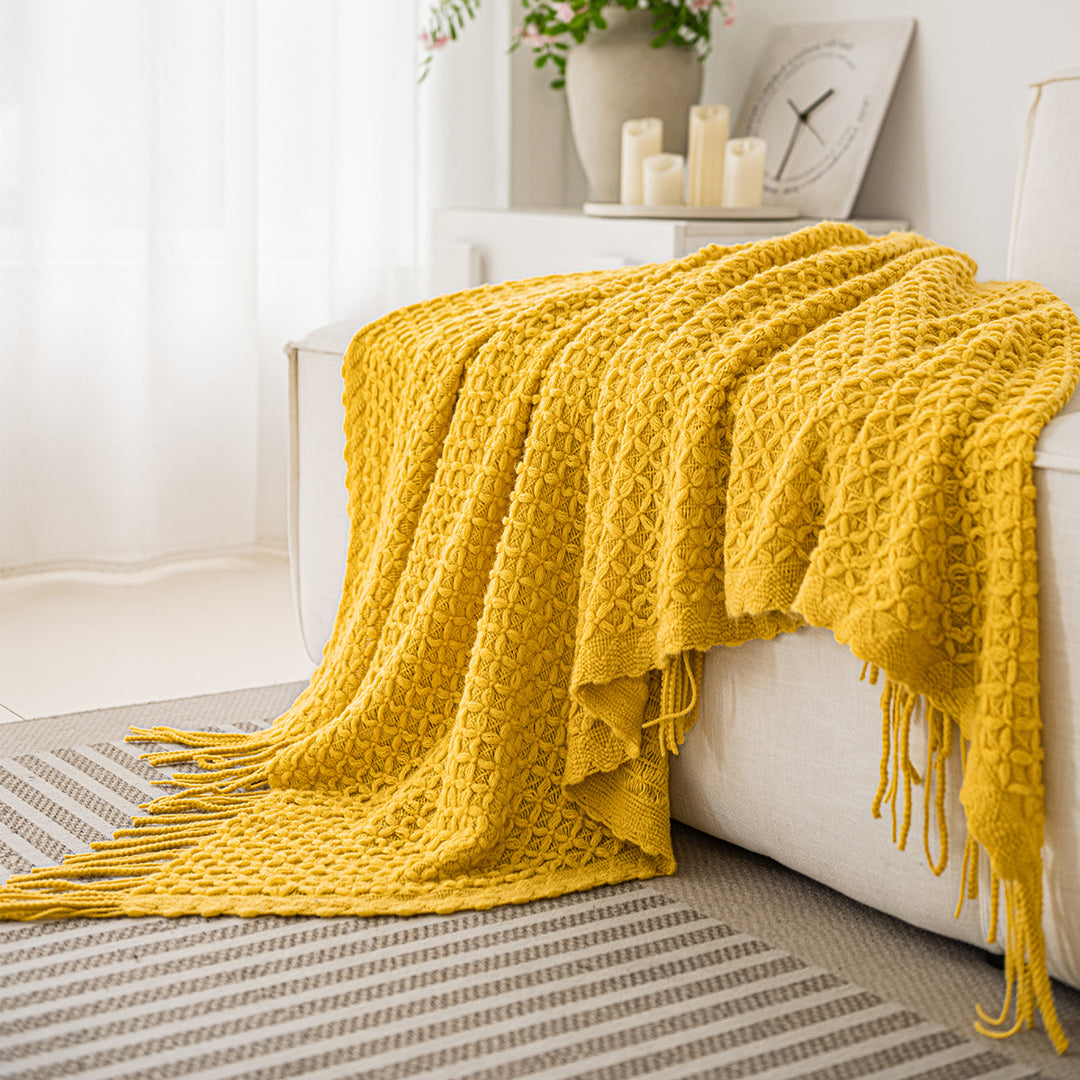 Home Decor Strickwurfdecke