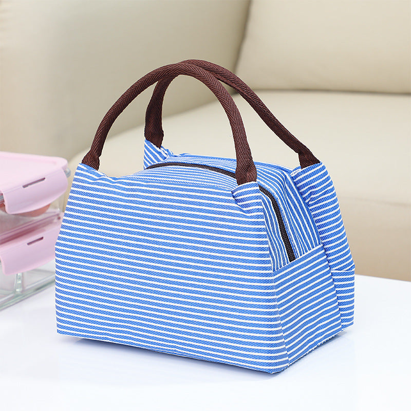 Isolierte gestreifte Lunch-Tasche Karnz