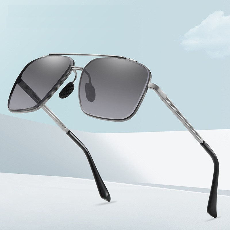 Damen Modische Sonnenbrille mit hochwertigem Metallrahmen und polarisierenden Gläsern Karnz