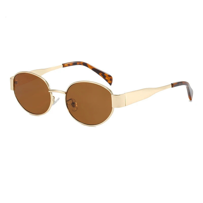 Damen modische Sonnenbrille im eleganten ovalen Design Karnz