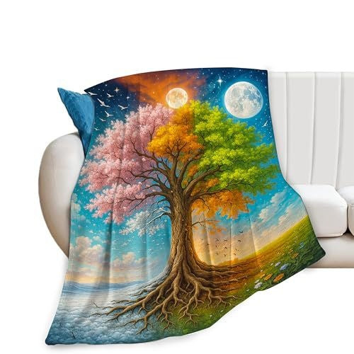 Spaßige tropische Ananas-Motiv Fleece-Wurfdecke
