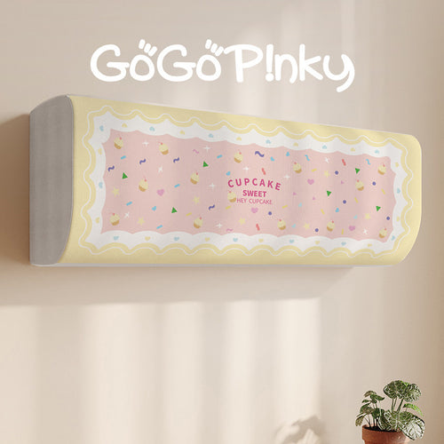 Decorative Air Conditioner Dust Cover Panel with Cupcake Motif