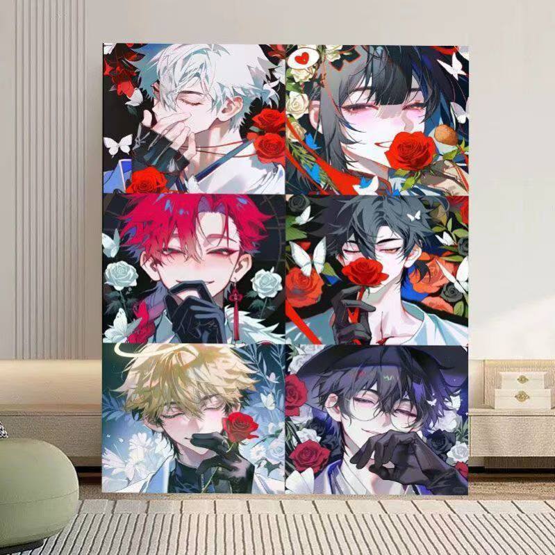 Künstlerischer Anime-inspirierter Wandkunstdruck Karnz