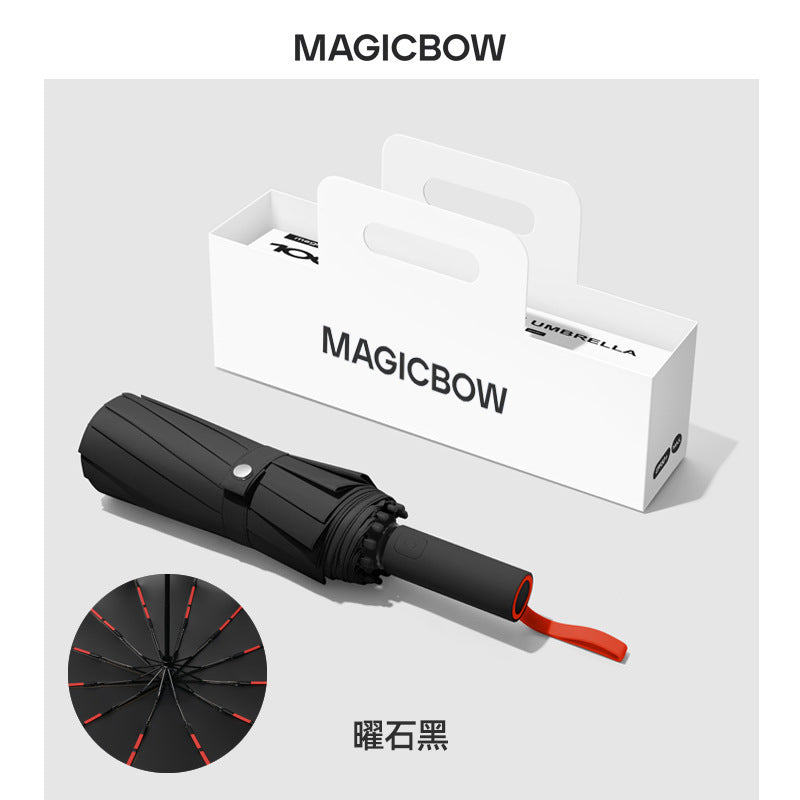 Damen Automatischer Falt-Regenschirm mit robustem Design und Windresistenz Karnz