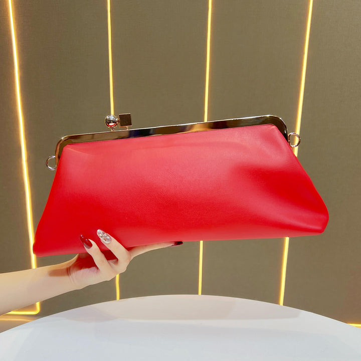 Stilvolle Satin Abend Clutch