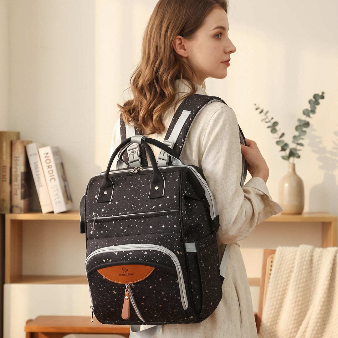 Stylische Multi-Taschen Wickelrucksack Karnz