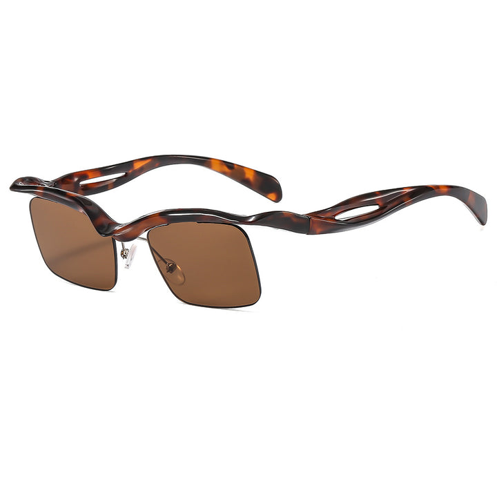 Alltags moderne quadratische Rahmen Sonnenbrille
