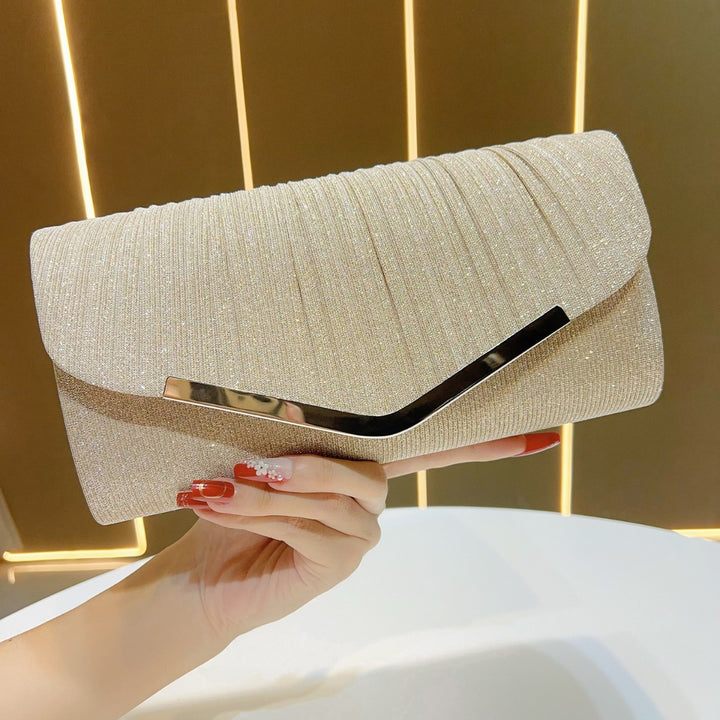 Elegante Plissierte Clutch-Tasche