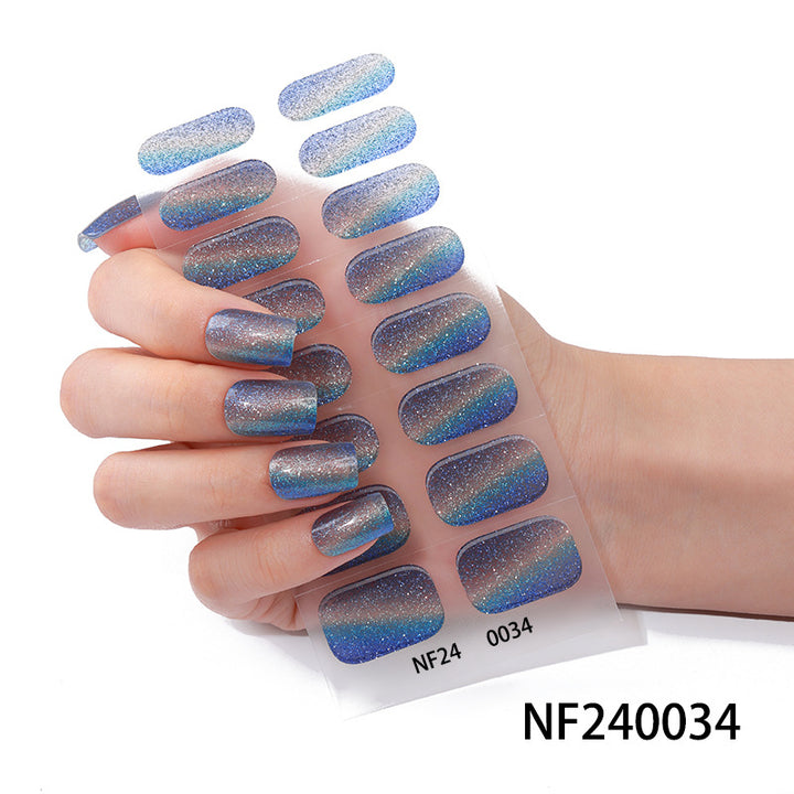 Glänzende Glossy Nail Wraps