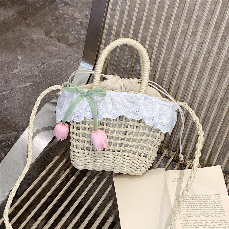 Geflochtene Strohtasche