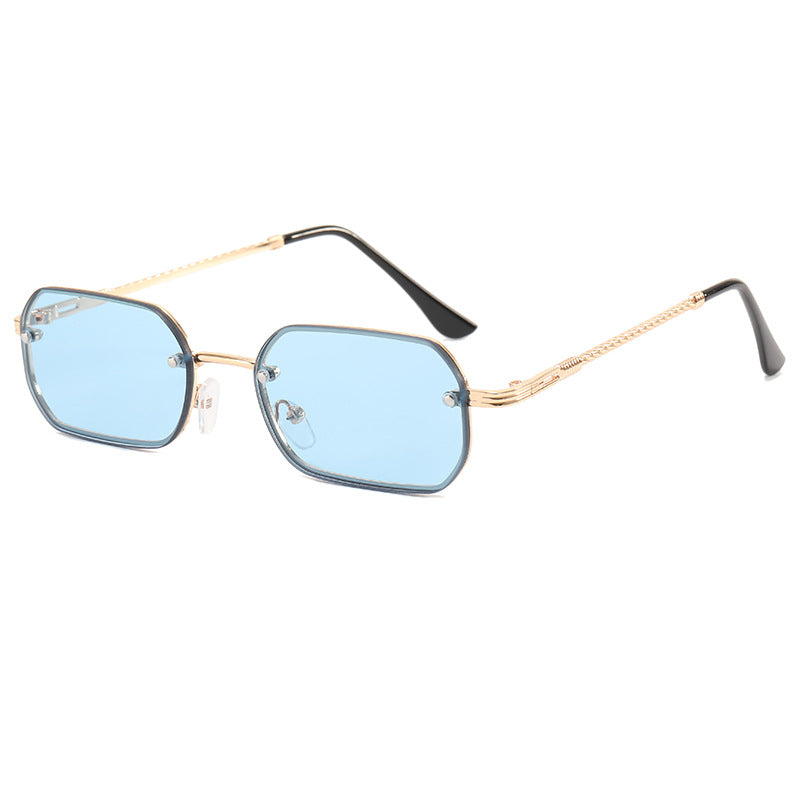 Damen modische Achtkant-Sonnenbrille mit luxuriösen Metallrahmen Karnz