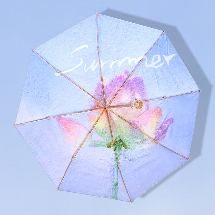 Damen Regenschirm mit einzigartigem floralen Design Karnz