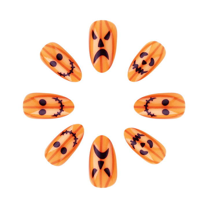 Halloween-Themen Press-On Nagelset Karnz