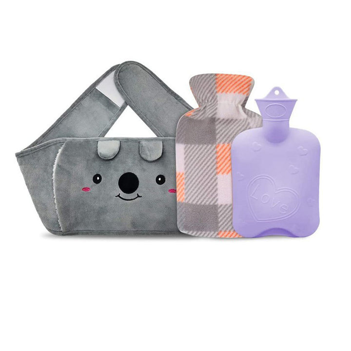 Niedliches Plüsch-Warmwasserflaschen-Set Karnz