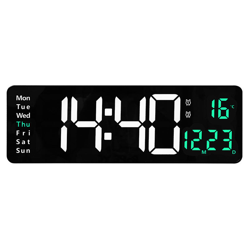 Digitaler Wandwecker mit Multifunktionalem Led-Display Karnz