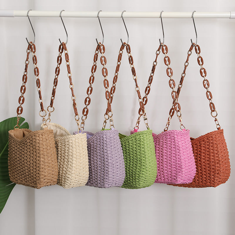 Damen Handtasche mit elegantem Kettenhenkel Karnz