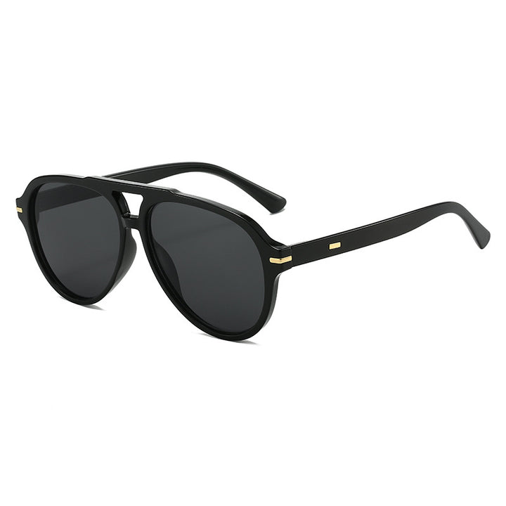 Damen modische Sonnenbrille mit schickem Tortoise-Rahmen Karnz