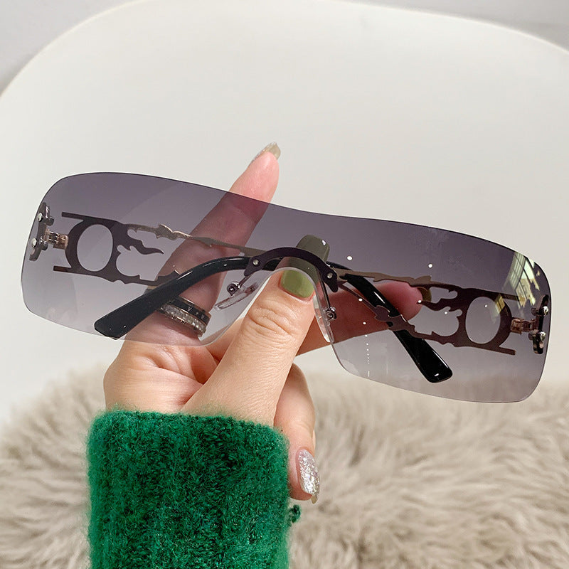 Damen modische Sonnenbrille mit innovativem Design Karnz
