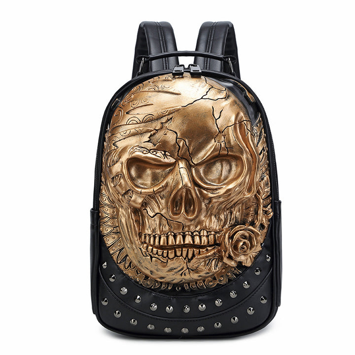 Stylischer Rucksack mit Totenkopf-Design Karnz