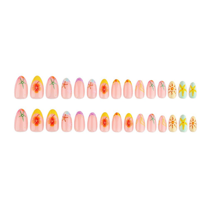 Kreatives und farbenfrohes Nageldesign-Set Karnz