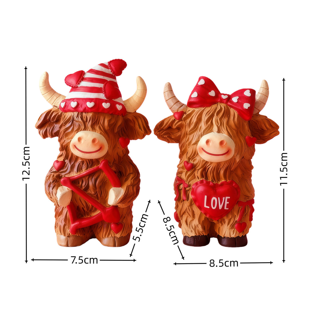 Dekorative Hornviehfigur Karnz