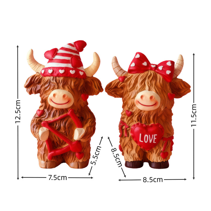 Dekorative Hornviehfigur Karnz
