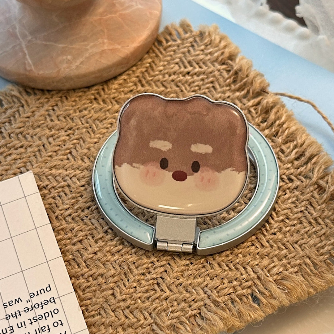Handspiegel im herzförmigen Design mit niedlichem Bärenmotiv Karnz