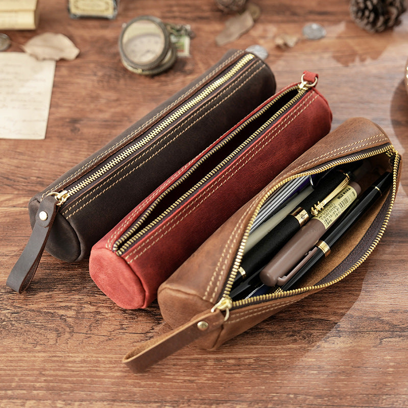 Stylische Leder Stiftetui