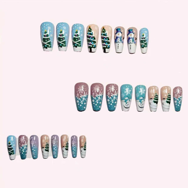Festliches Feiertags-Nagelkunstdesign