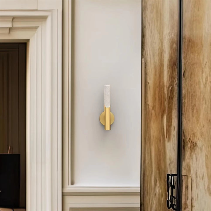 Moderne elegante Marmor Wandleuchte