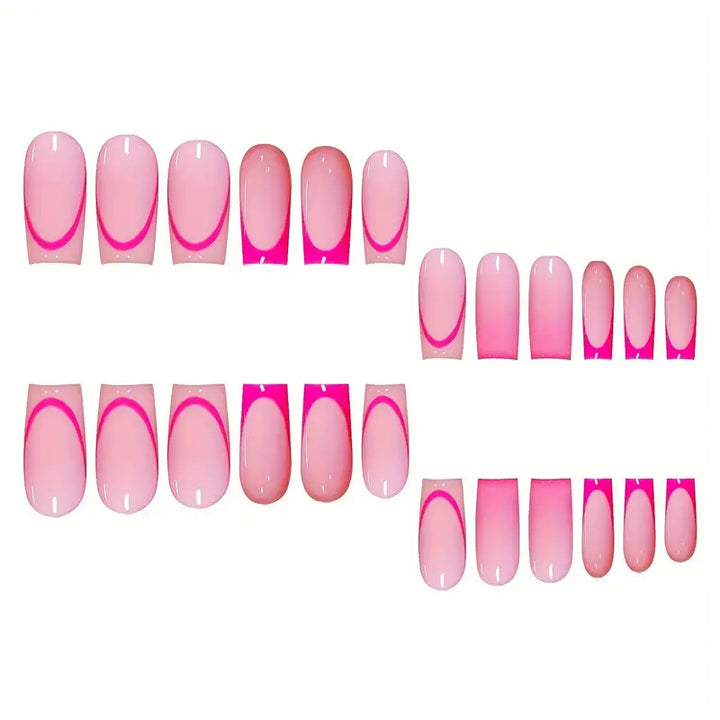 Stylisches Acryl Press-On Nagel Set Karnz