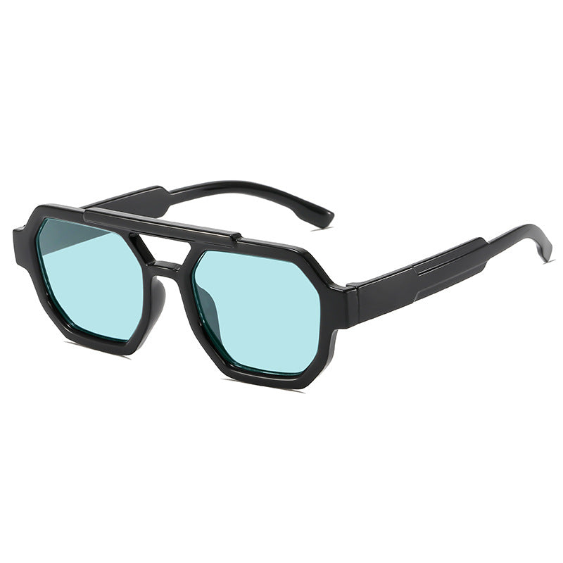 Stylische geometrische Rahmen Sonnenbrille Karnz