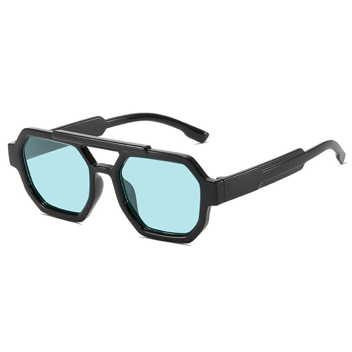 Stylische geometrische Rahmen Sonnenbrille Karnz
