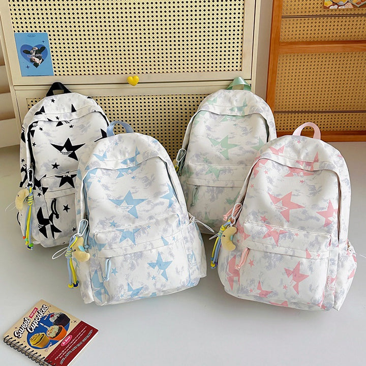 Trendiger Sternenbedruckter Rucksack Karnz
