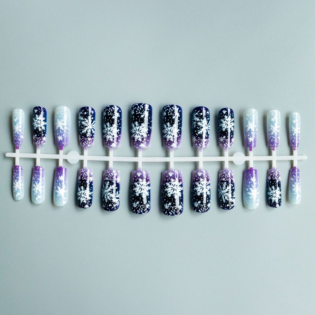 Winter-Themen Gel-Nagelkunst Set