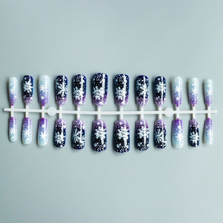 Winter-Themen Gel-Nagelkunst Set