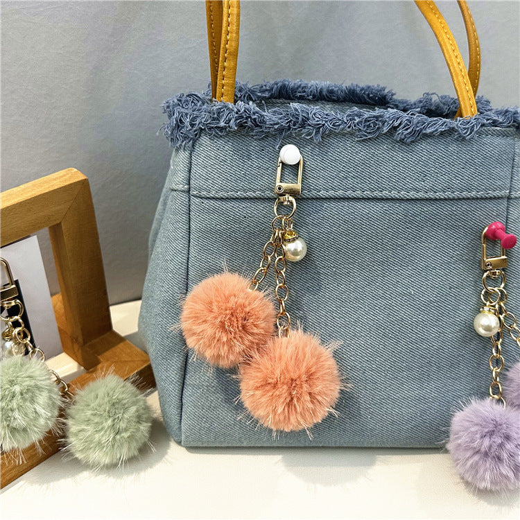 Stilvolle Denim Tragetasche Karnz