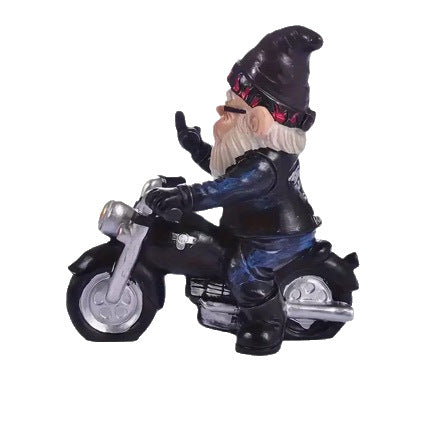 Gartenfigur im Motorrad-Look Karnz