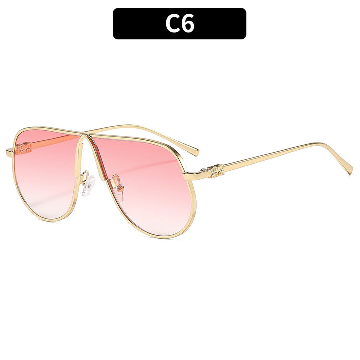 Premium Übergroße Flieger-Sonnenbrille