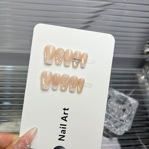 Elegantes Press-On Nail Art Set 1790734249