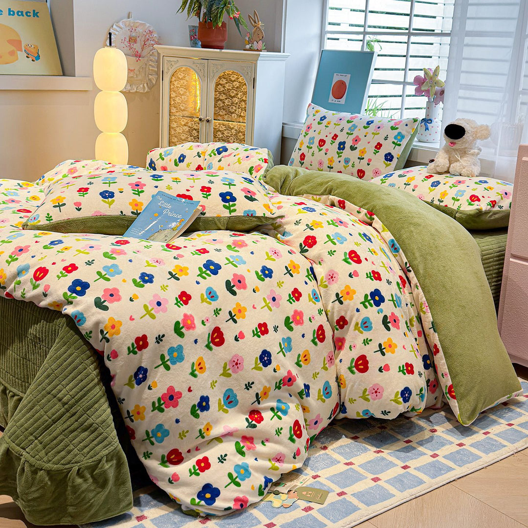 Cartoon Themed Cozy Bettwaren Set