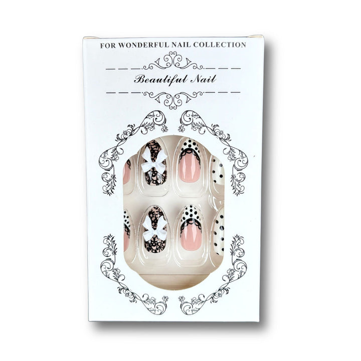 Dekorativer Press-On Nagelset 1790745392