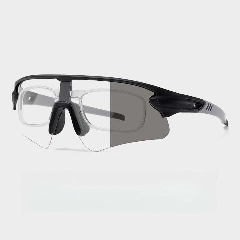 Unisex Sportliche Hochleistungs-Sonnenbrille mit aerodynamischem Design und verstellbarem Nasenpad Karnz