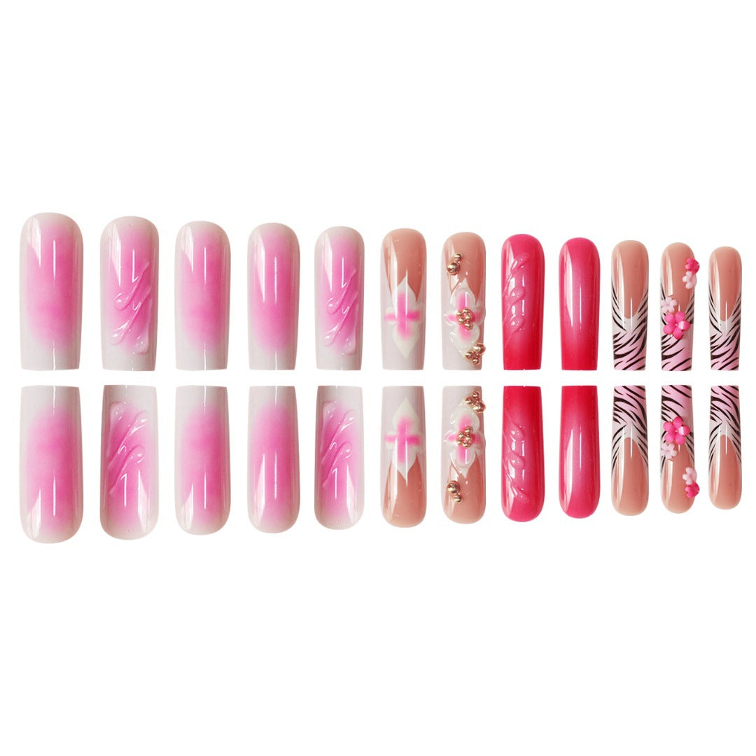 Floral 3D Nagelkunst Erweiterungen Karnz