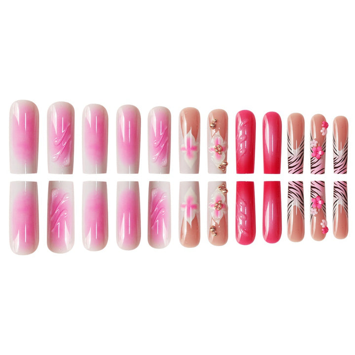 Floral 3D Nagelkunst Erweiterungen Karnz
