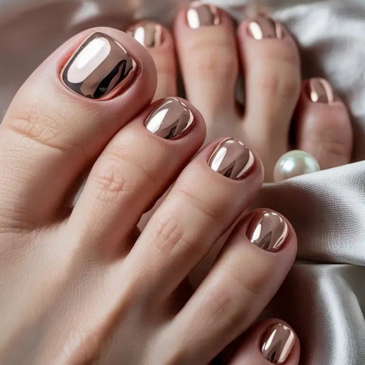 Elegante Fußnagelkunst Karnz