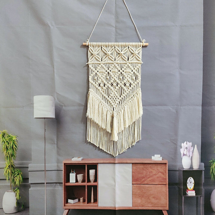 Artisan Macrame Wandteppich Karnz