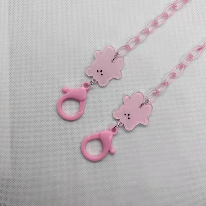 Verspielte Brillenhalterkette mit Blumenmotiv Karnz
