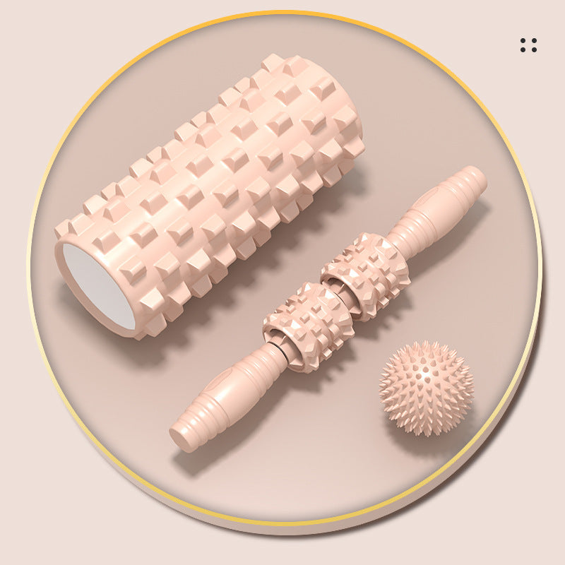 Massage-Set mit Multifunktionaler Rolle und Akupressurbällen Karnz