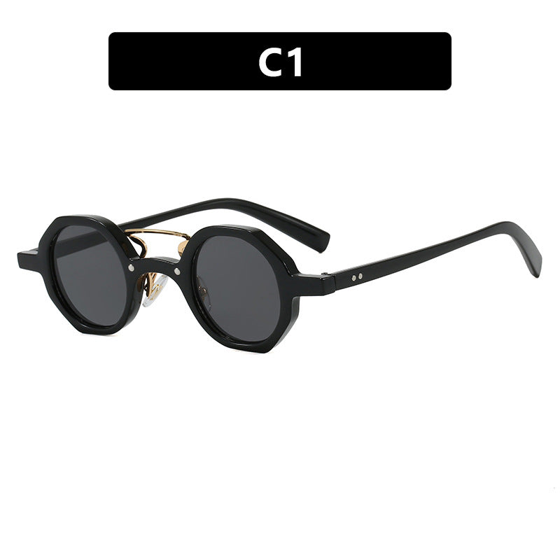 Damen stilvolle Sonnenbrille im einzigartigen achteckigen Design Karnz